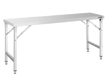 Edelstahl Arbeitstisch - klappbar - 1800x600mm Tragkraft: 150 kg