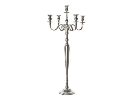 Kerzenständer Silber, 57 cm x 120 cm